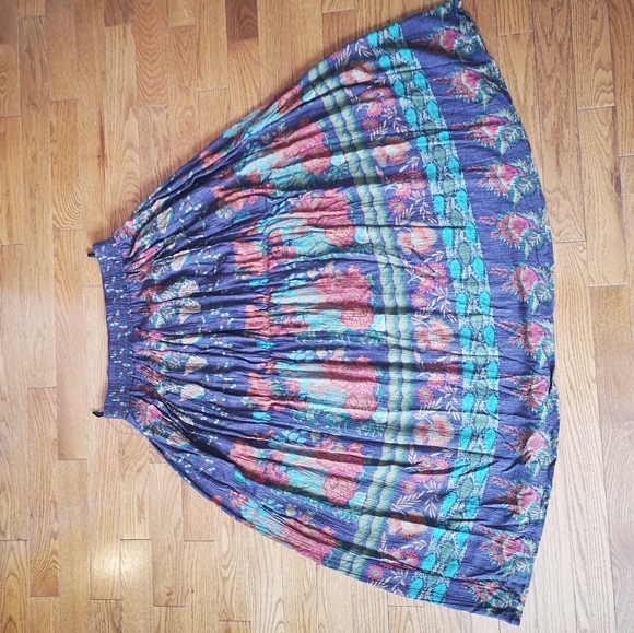 Gorgeous vintage boho floral skirt - Picture 4 of 7